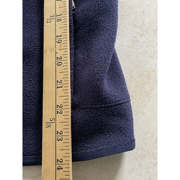 Lauren Ralph Lauren Womens Vest Size Large Navy Blue Zip Front Polyester - Picture 6 of 8